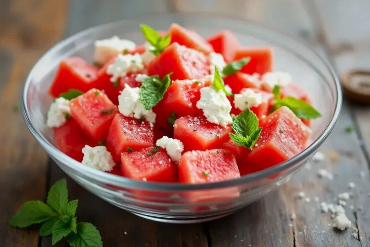 Salade pastèque, feta et menthe : la recette fraîcheur de l’été