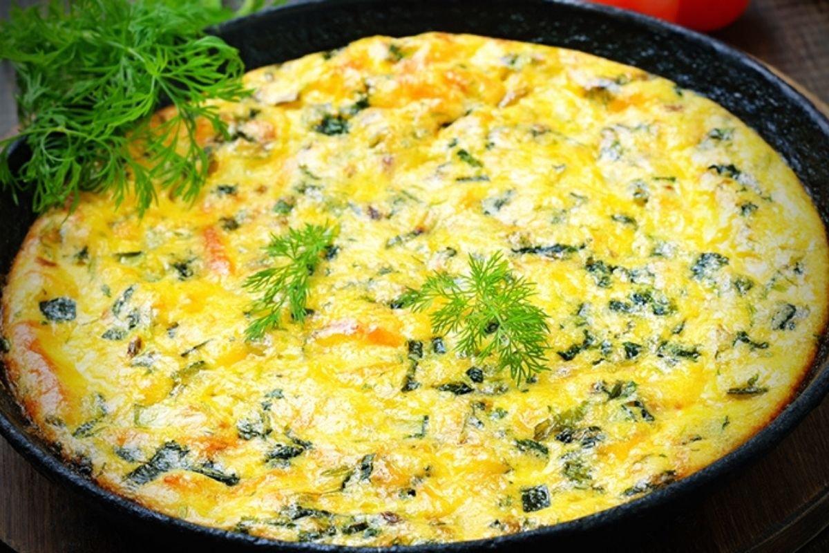 Frittata au Shropshire blue et légumes - Fromagerie du Château