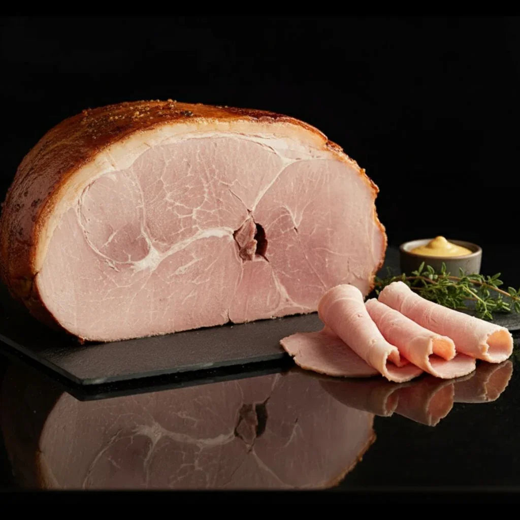 Jambon cuit supérieur avec Couenne - Tradition pur porc Français