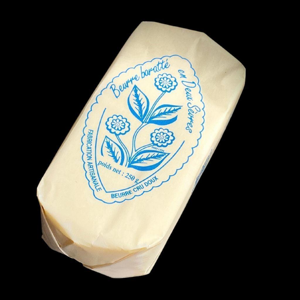 beurre-baratte-cru-artisanal-250g-fromagerie-du-chateau-2 - Fromagerie du Château
