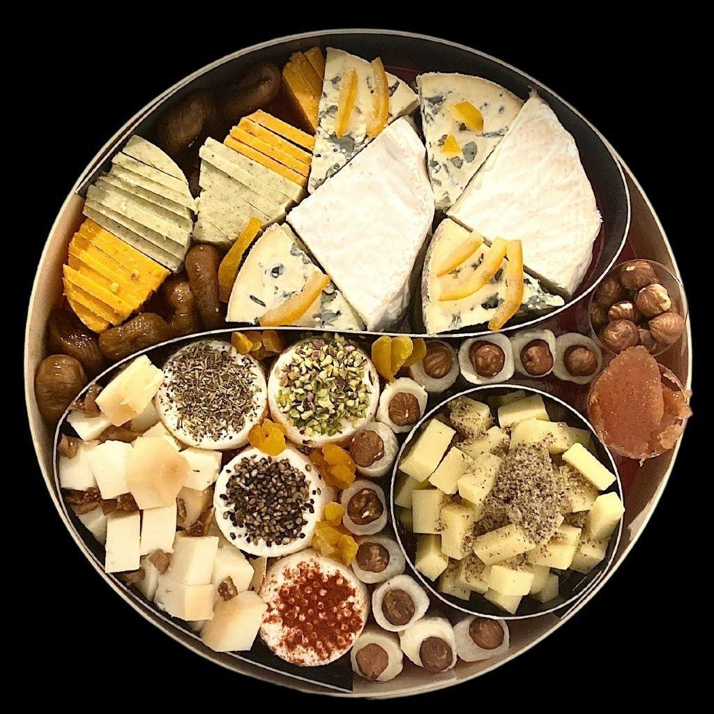 Boite apéro "FESTIVE" (9 à 12 pers) - Fromagerie du Château