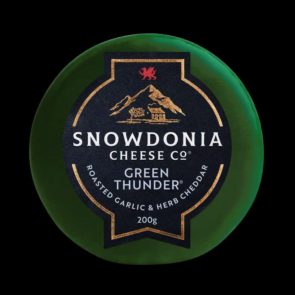 Cheddar Green Thunder Ail et Herbes 200gr - Fromagerie du Château
