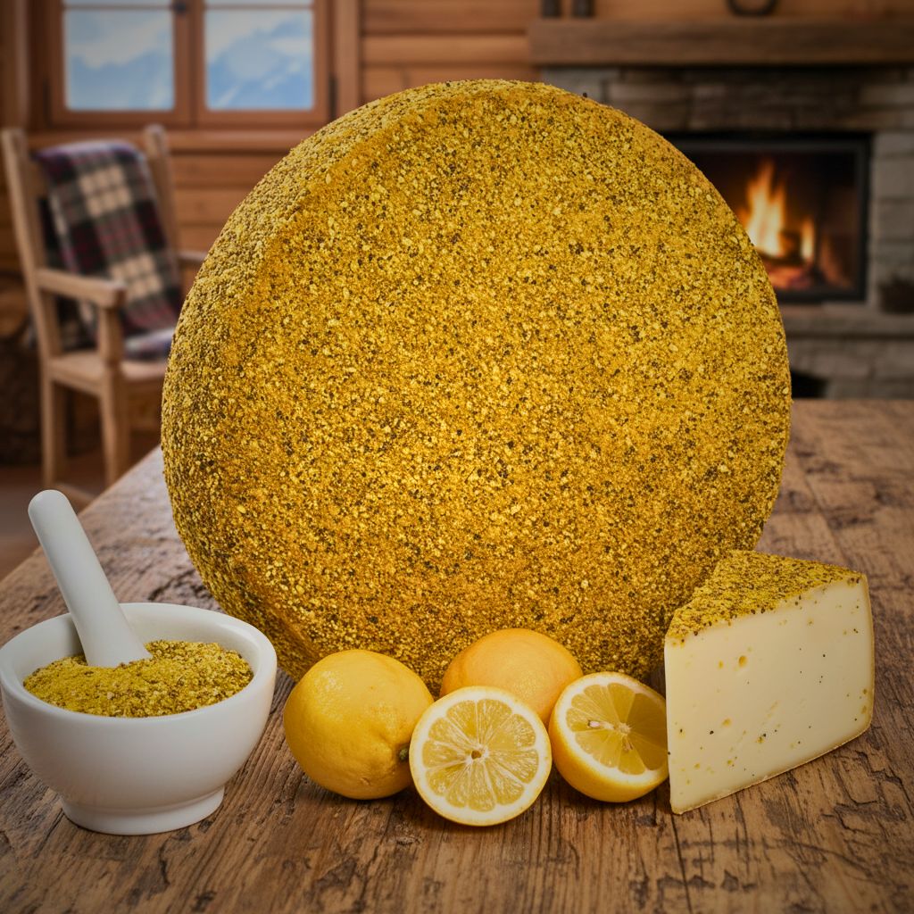 Tomme de l'Appenzell Poivre et Citron - épicé & Vitaminé