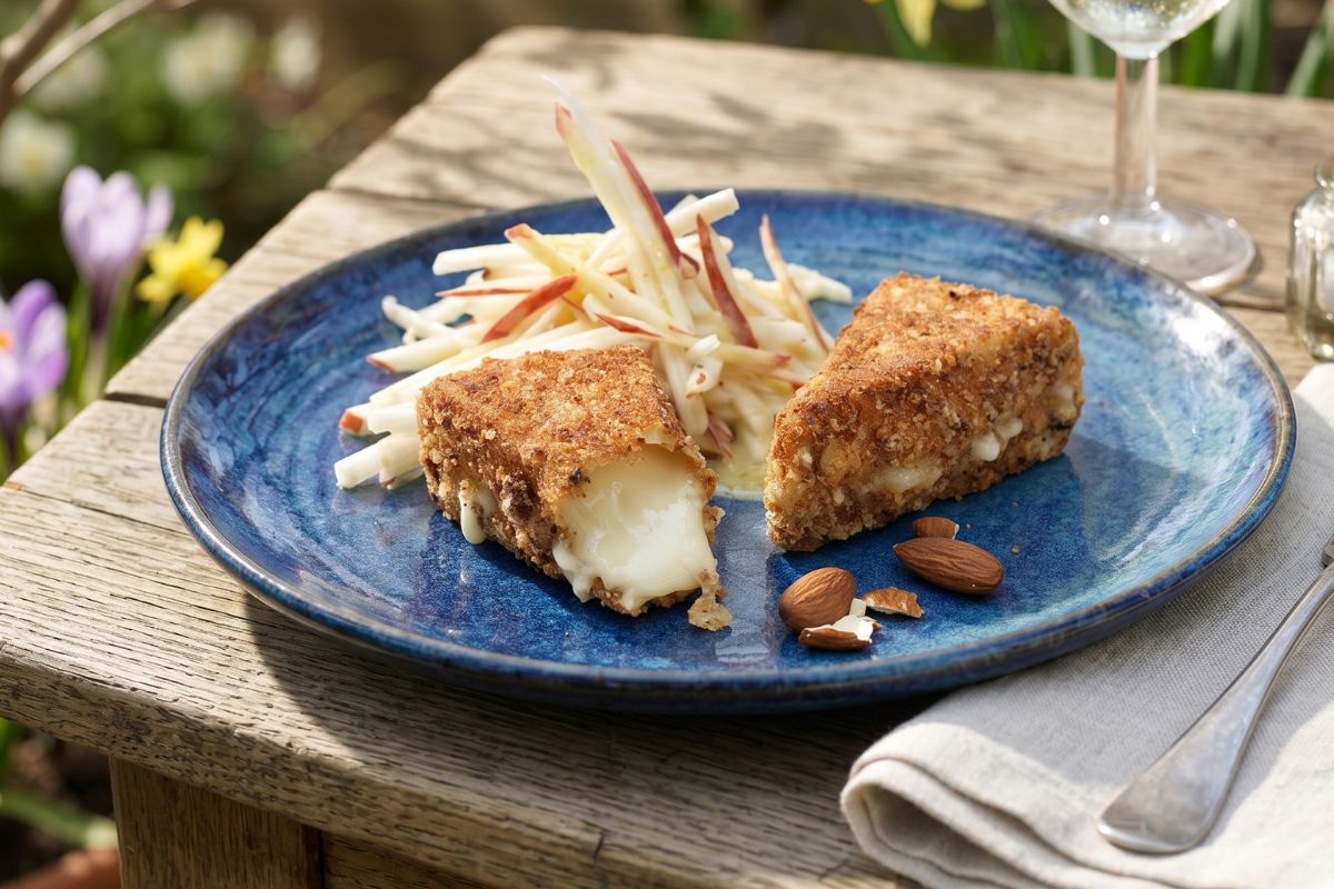 Le Reblochon de Savoie AOP pané aux amandes