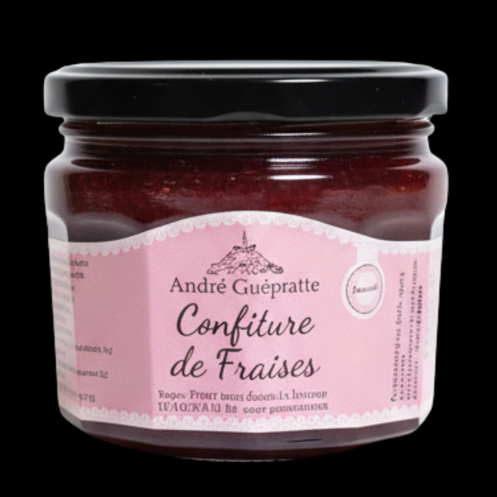 Confiture Artisanale de Fraises Extra, Normandie 370 g