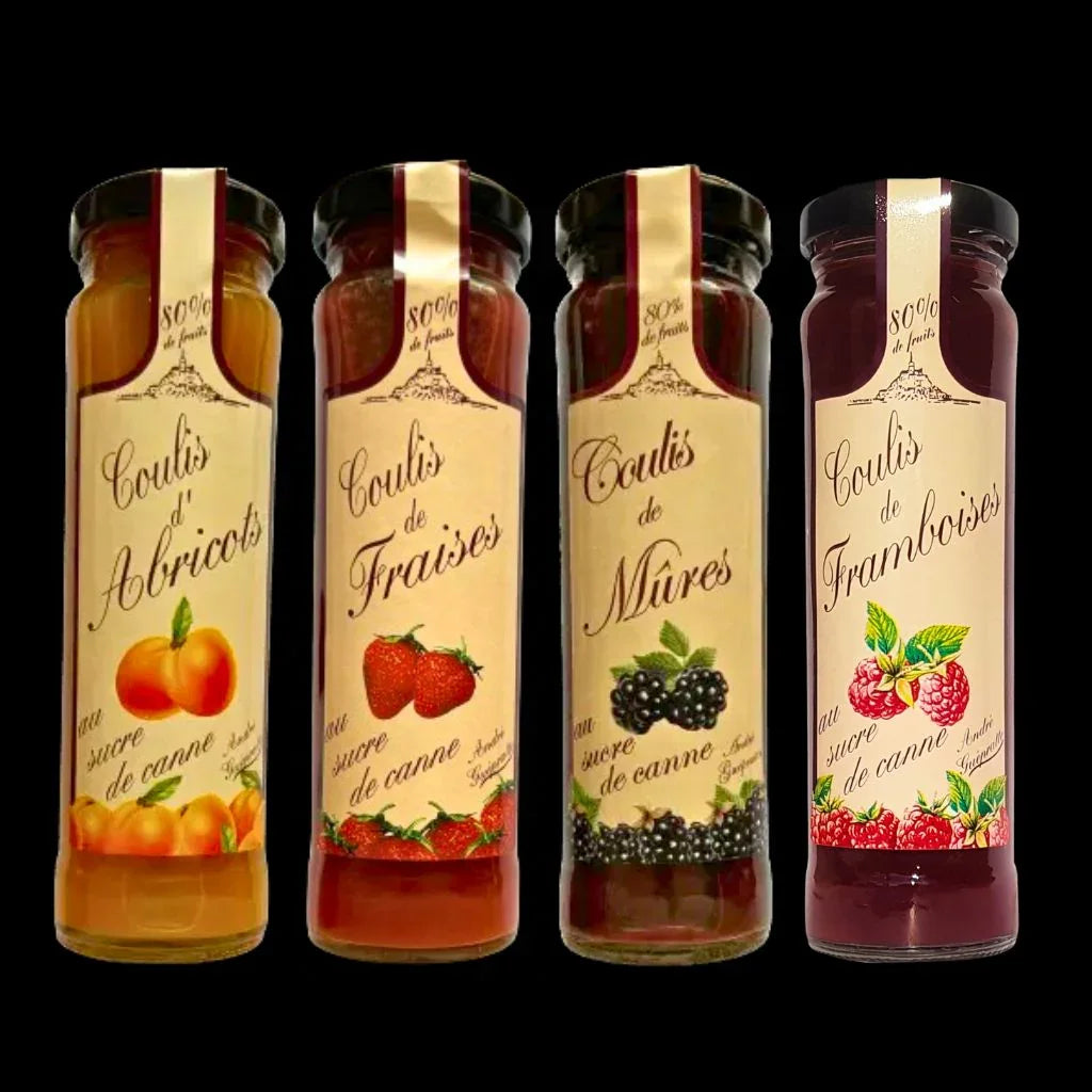 Coulis de fruits au sucre de canne fabrication traditionnelle 160gr