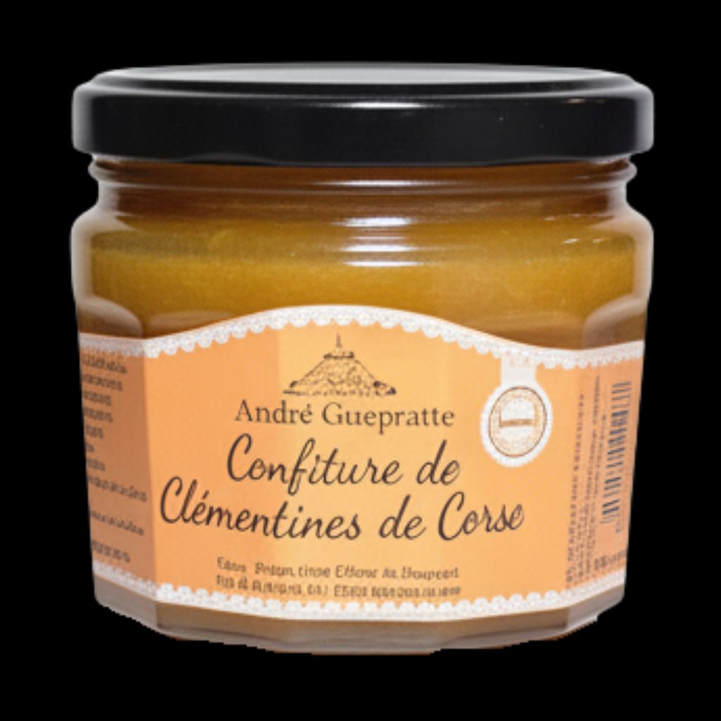 Confiture Artisanale de Clémentines Corse Extra, Normandie 370 g