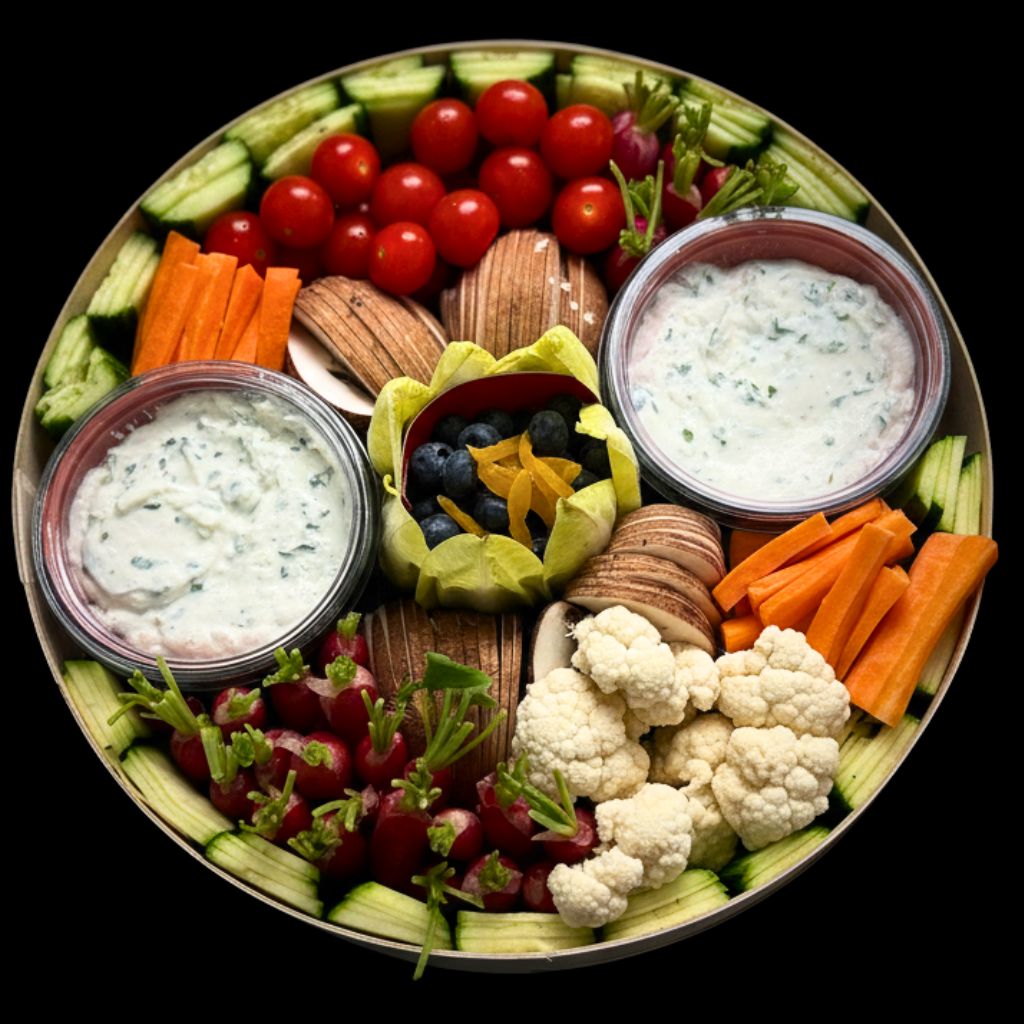 Boite Crudités Apéro 9/12 pers - Fraîche et Prête à servir