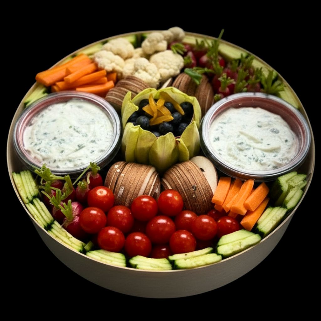 Boite Crudités Apéro 9/12 pers - Fraîche et Prête à servir