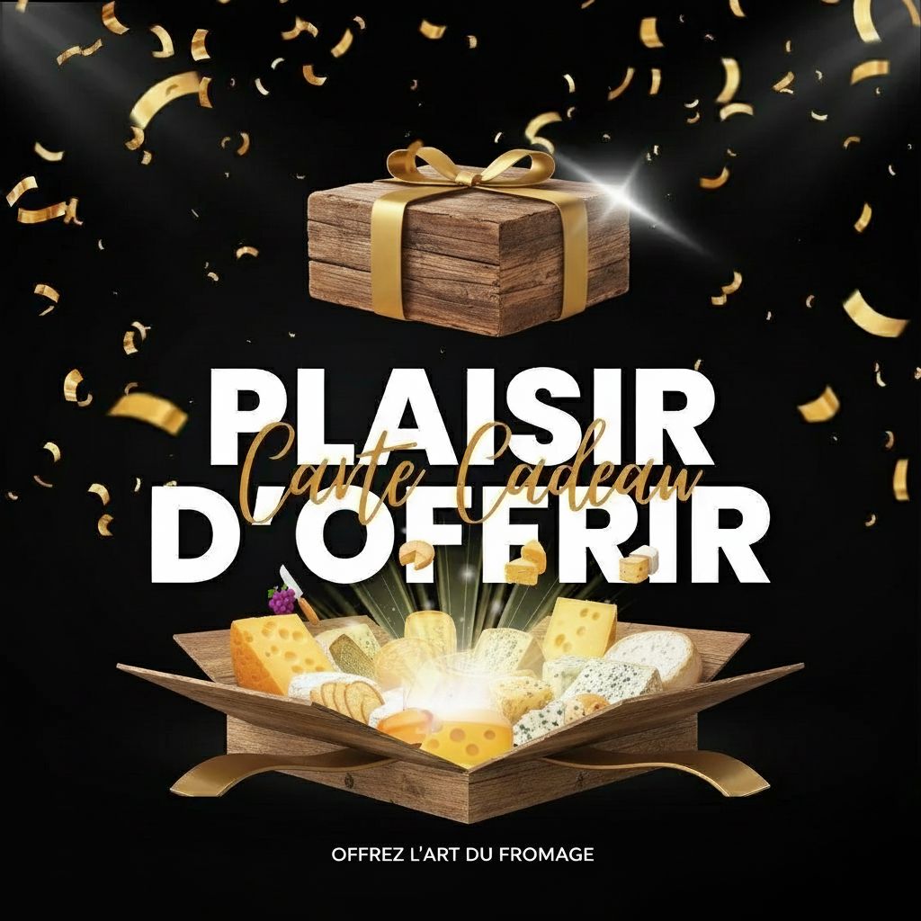 Carte Cadeau - Idéal pour les amoureux du fromage et du bon goût