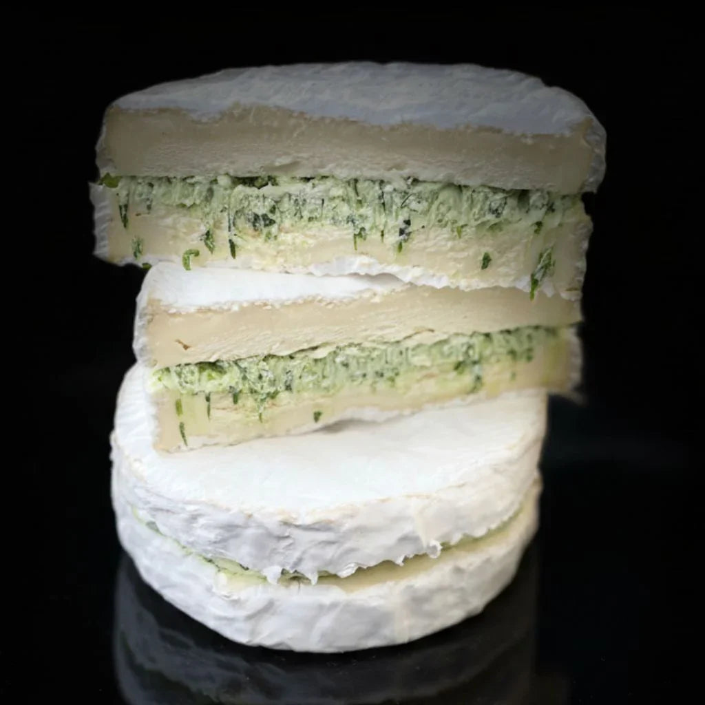 Coulommiers fermier à l'ail des ours - recette maison