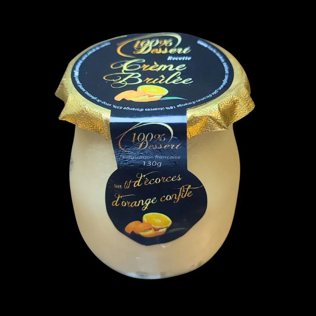 Crème Catalane à l&#39;Oranges confites 130g