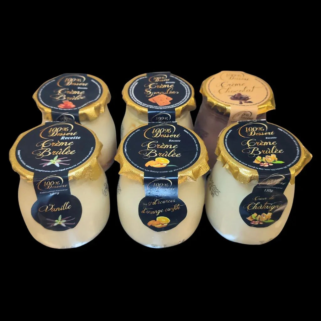 Crème Catalane - Pack de 6 parfums 130g