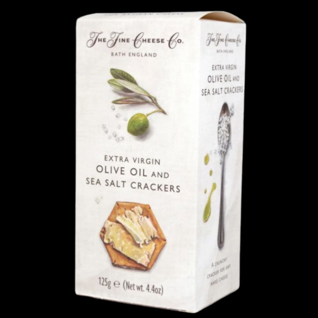 Crackers Huile d’Olive &amp; Sel Marin 125 g – Accompagnement fromage gourmet