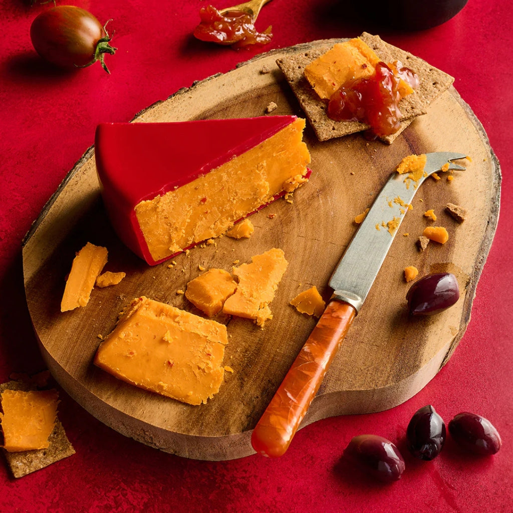Cheddar Red Devil Piments rouges 200gr - Fromagerie du Château