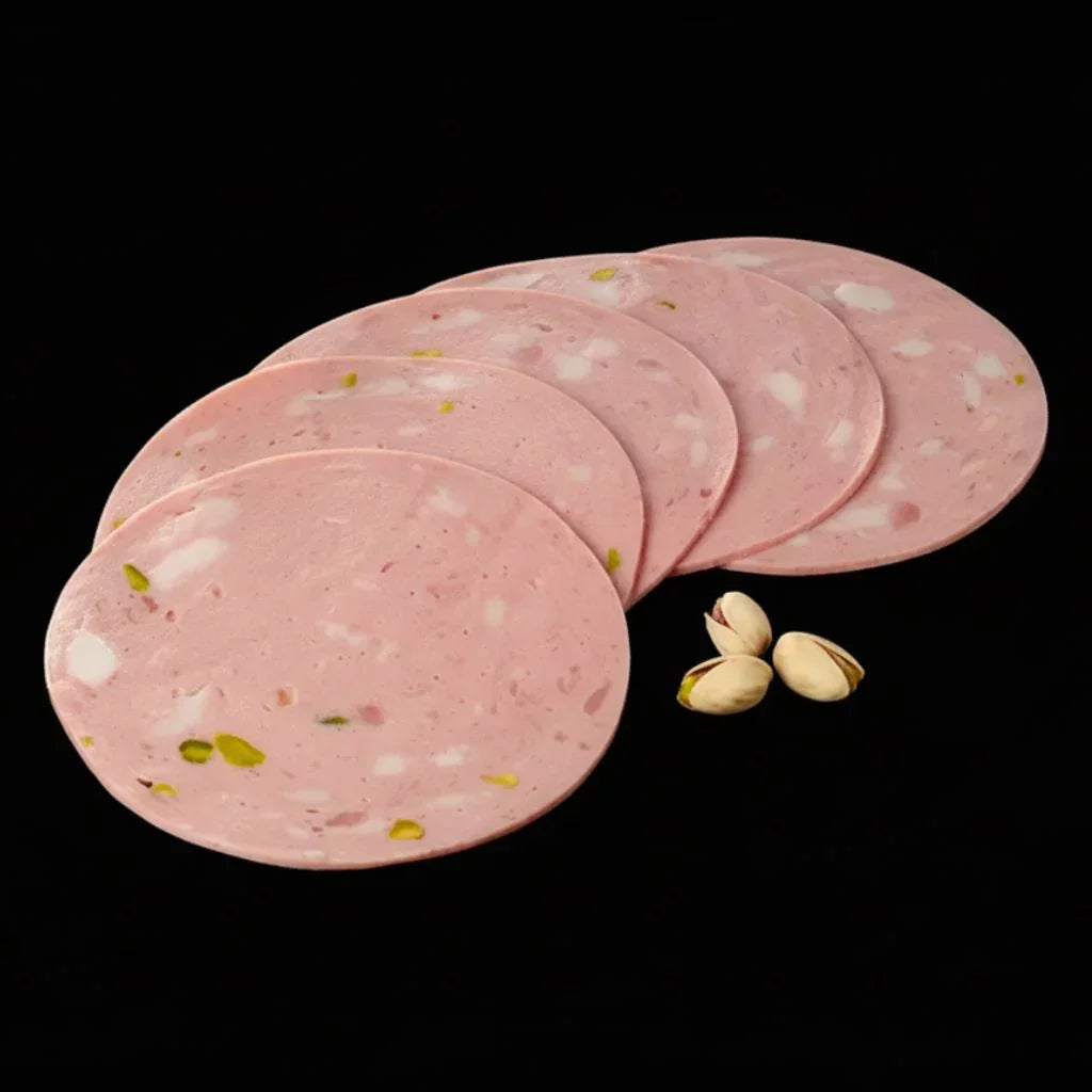 Mortadelle Pistachée – Charcuterie Italienne avec Pistaches Entières
