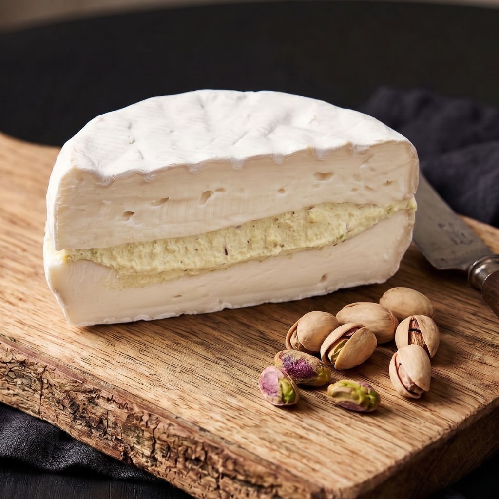 Fiore di Bufala à la pistache - Camembert bufflonne