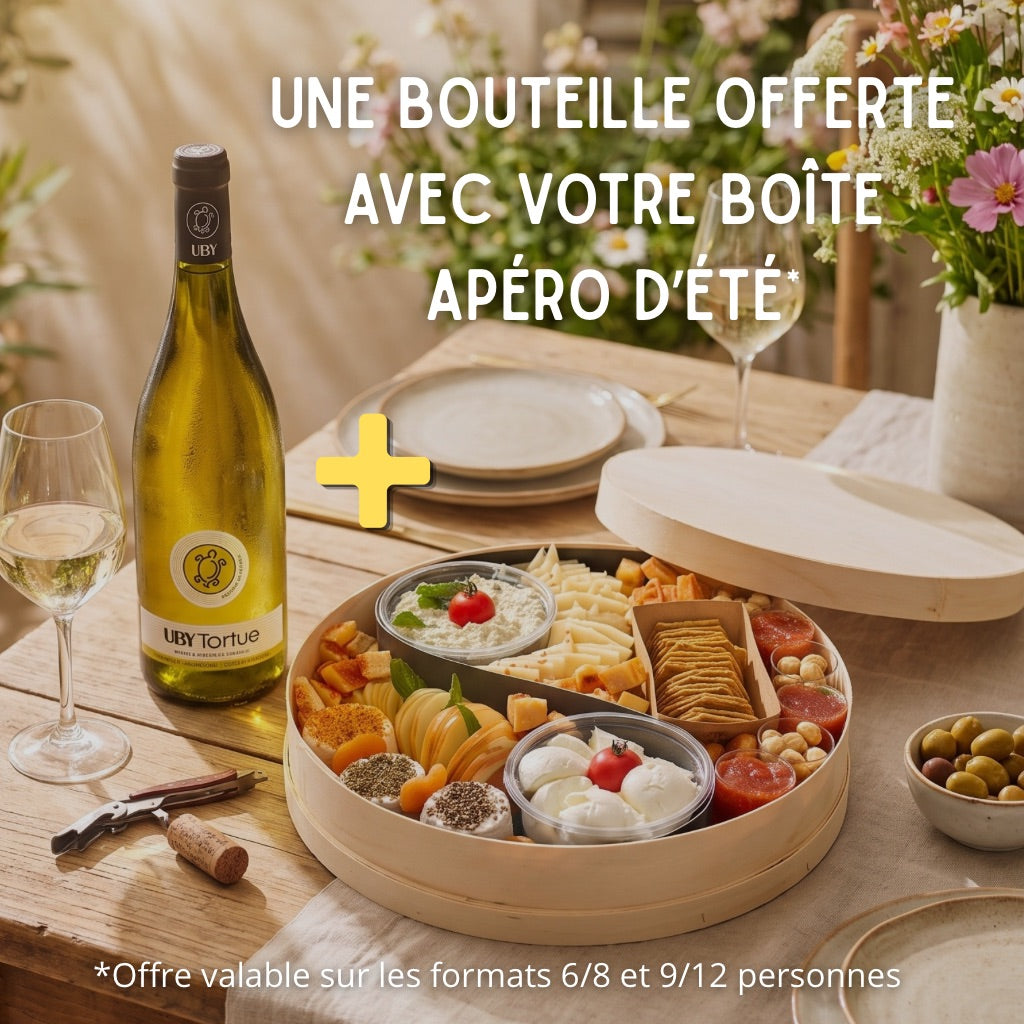 Boîte Apéro Fromages d'été – Édition limitée pour 2 à 12 pers