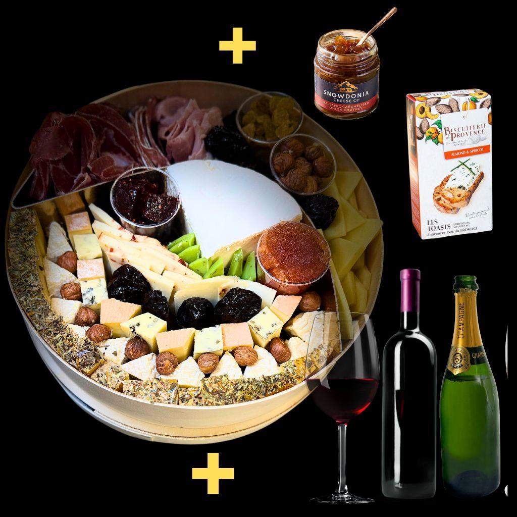 Pack Apéro Fromages & Vin pour 2/4 pers.
