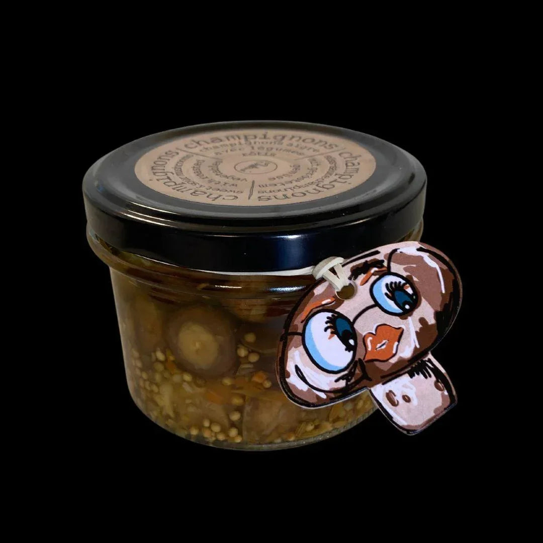 Pickles oignons rouges, cornichons ou champignons pour accompagnement