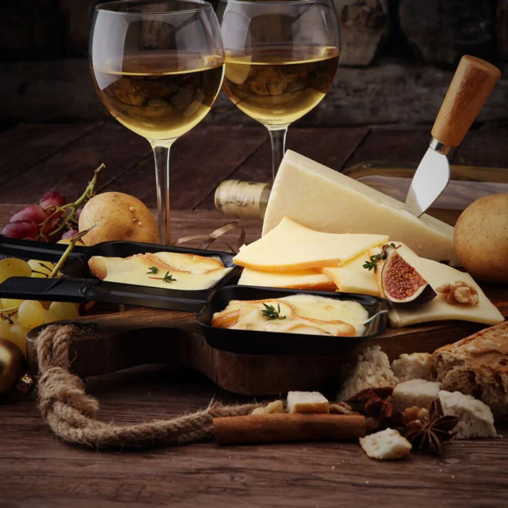 Raclette Suisse d'Alpage affinée au vin blanc Chablais