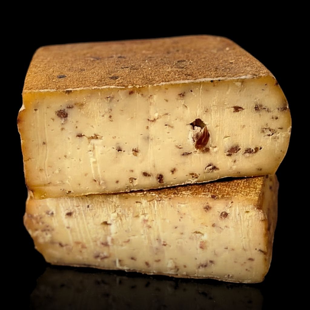 Raclette Vaudoise Fumée au Bacon de Bœuf - Fromage Suisse Authentique