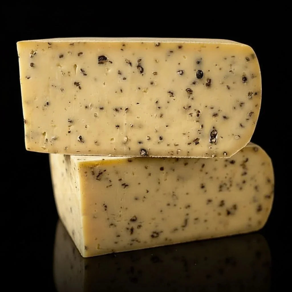 Raclette Vaudoise au Poivre &amp; Porto - Fromage Suisse aux notes épicées
