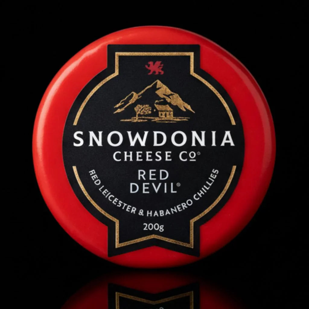 Cheddar Red Devil de Snowdonia - Piment rouge épicé 200gr