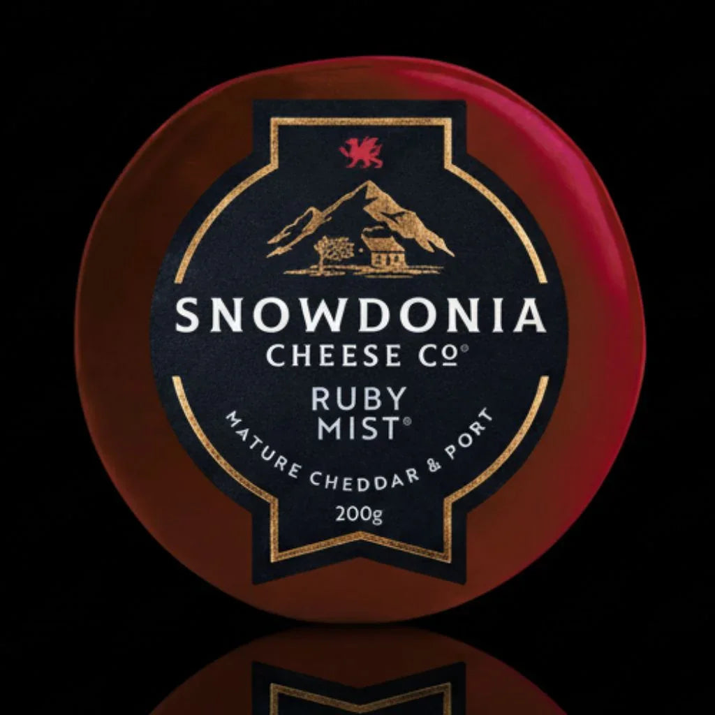 Cheddar Ruby Mist de Snowdonia - Porto &amp; Brandy 200gr