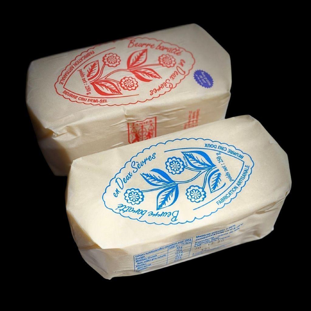 beurre-baratte-cru-artisanal-250g-fromagerie-du-chateau-1 - Fromagerie du Château