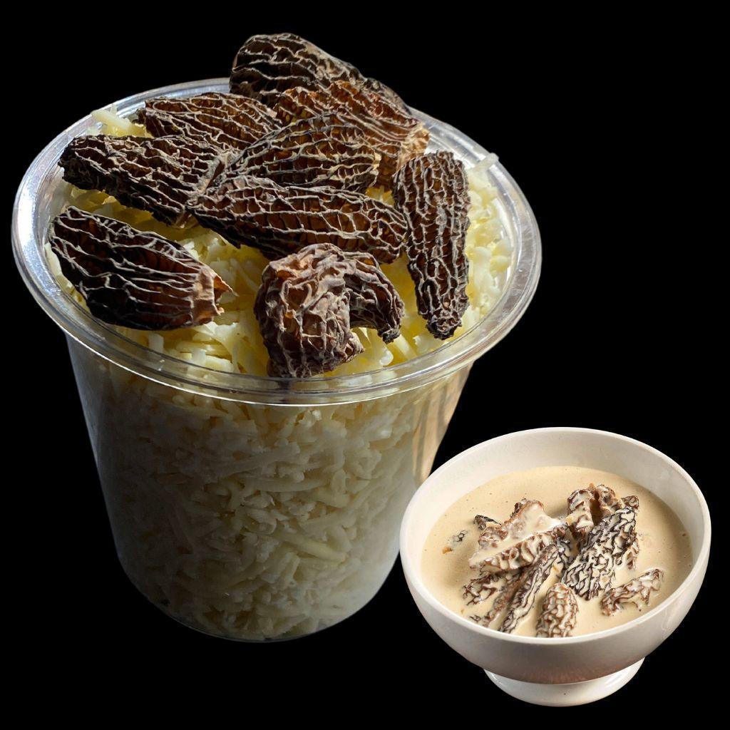 Fondue Savoyarde Aux Morilles Les Fondues Savoyardes 8 Fondue Savoyarde aux Morilles Sauvages 400gr - Fromagerie du Château