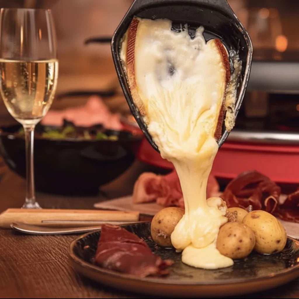 Raclette Vaudoise au Champagne 6% - subtile et raffinée